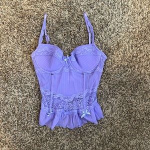 Purple corset top